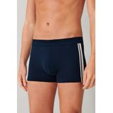 Schiesser 3-pack heren boxershort 95/5 - Stripe  - Blauw