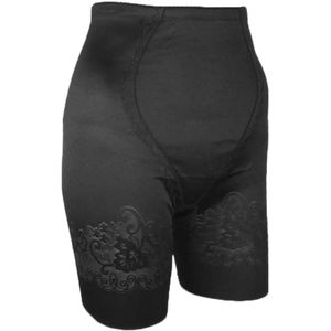 J&C corrigerende dames boxershort met kant  - Zwart