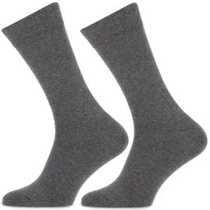 Marcmarcs 2 paar heren katoenen sokken  - Grijs