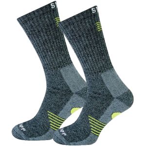 Stapp Bamboe sokken Techno - Geel  - Grijs