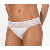 Dames Rio Slip - Jazzpant - Millefleurs - Kanten lage vrouwen slip - 38 - Wit