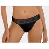 Dames Rio Slip - Jazzpant - Millefleurs - Kanten lage vrouwen slip - 38 - Wit