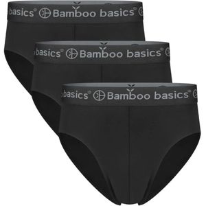 Bamboo Basics 3-pak heren slips - James - Zwart