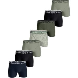 Bjorn Borg 7-Pack jongens boxershorts - Spring Green