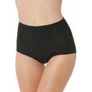 Dames Pantybroek / Step In - Katoenen Corrigerende onderbroek - Buik corrigerende shapewear  - Zwart