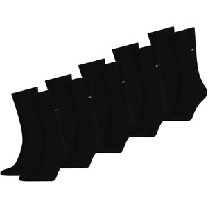 Tommy Hilfiger 12-paar sokken - Heren - Multipack viscose heren sokken - Voordeelverpakking  - Zwart