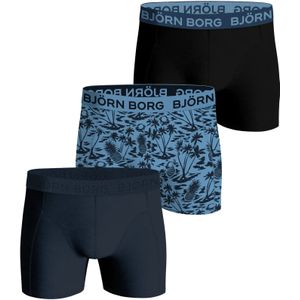 Bjorn Borg 3-Pack heren boxershort - Cotton stretch  - Blauw