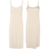 Gaubert - Onderjurk Extra Lang - Wit - Spaghetti Bandjes