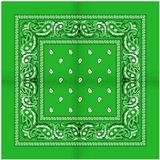 Boeren zakdoek Rain drop 54x54 - 54 - Groen