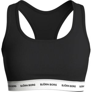 Bjorn Borg Bralette dames - Soft Top - Core Logo  - Zwart