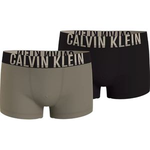 Calvin Klein 2-Pack jongens Trunks - Intense Power  - Zwart