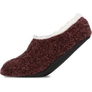Home socks - huis sokken - Antislip slofsokken - Huissokken - Pantoffel sokken  - Bordeaux