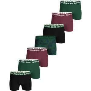 Bjorn Borg 7-pack heren boxershort -  Cotton stretch core  - Groen