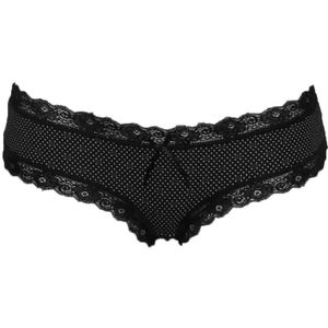 J&C string / hipster katoen Spikkel - Blauw