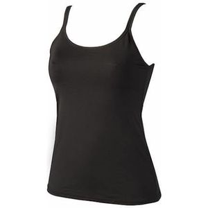 Hemdje spaghetti bandjes - 70191 microfiber - dames onderhemd - singlet dames - wit & zwart
