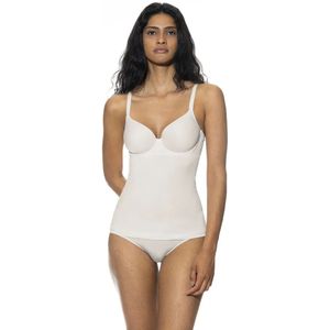 Mey  BH hemdje met beugel - Bra top Joan - Viscose bh en hemd in een zonder vulling - Wit - Zwart - Copy  - Champagne