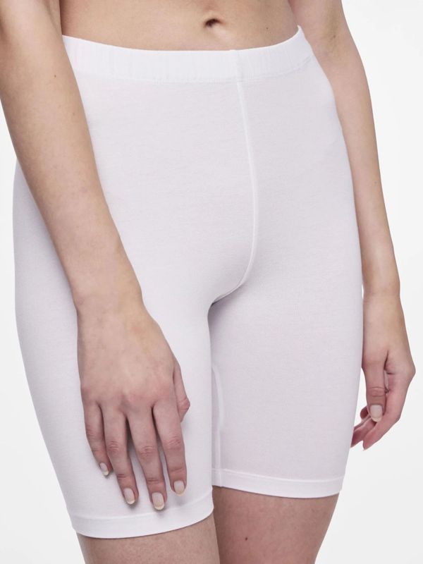 Pieces - Korte Legging - Wit - Dames - Tegen Schurende Bovenbenen