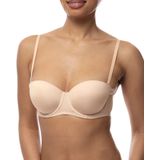 Dorina Balconette BH - Strapless - Michelle - Bh met verwijderbare bandjes - Wit - Zwart - Huidskleur