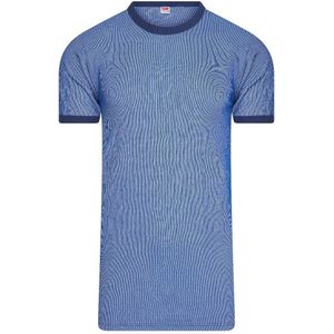 Beeren hemd korte mouw, blauwe streep M2000