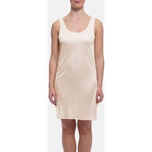 Gaubert Onderjurk 90CM - Brede bandjes - Gladde dames onderjurk - Wit - Zwart - Huidskleur  - Beige