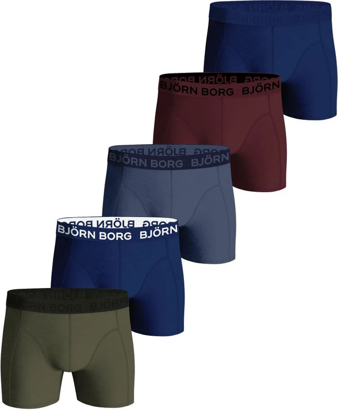 5-Pack jongens boxershorts - Core - Gift - Cadeauverpakking - Multipack  - Rood