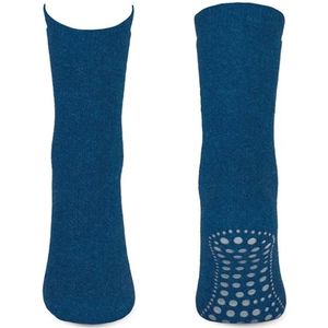 Basset Antislip sokken met ABS noppen 1 paar  - Blauw