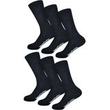 BENYSØN 6-paar Bamboe sokken - Naadloos - Unisex  - Zwart