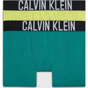 Calvin Klein 2-Pack jongens boxershort - Sunny Lime - Katoenen jongens onderbroeken