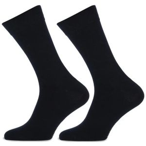 Marcmarcs 2 paar heren katoenen sokken  - Zwart