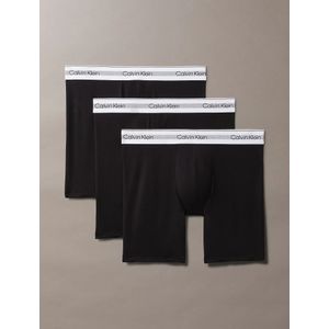 Calvin Klein 3-Pack Modal boxershorts heren lang - Modern air  - Zwart