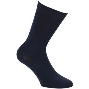 Boru Bamboo sokken met badstof zool  - Blauw