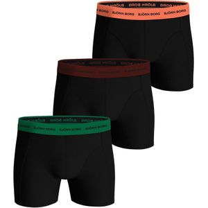 Bjorn Borg Cotton Stretch - 3-pack heren boxershort - Core katoenen heren onderbroeken  - Rood
