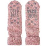 Homesocks Cold Days / Warm Socks met antislip  - Roze