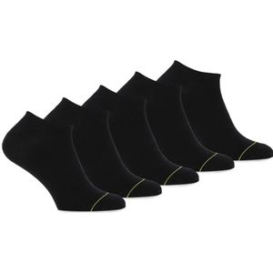 Primair 5-paar Sneaker sokken Eco - Dames & heren  - Zwart