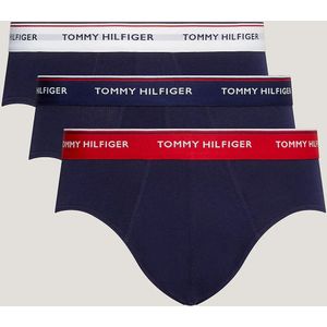 Tommy Hilfiger 3-Pack Heren slips - Hip Brief  - Blauw