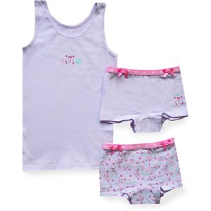 Funderwear meisjes setje Tiger  - Lila