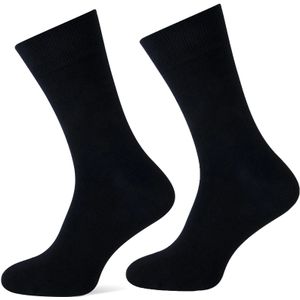 Basset heren katoenen sokken 1 paar  - Zwart