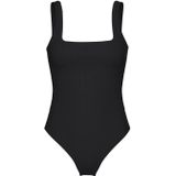 Pieces - PCecho - Bodystocking - Diepe Vierkante Hals - Seamless