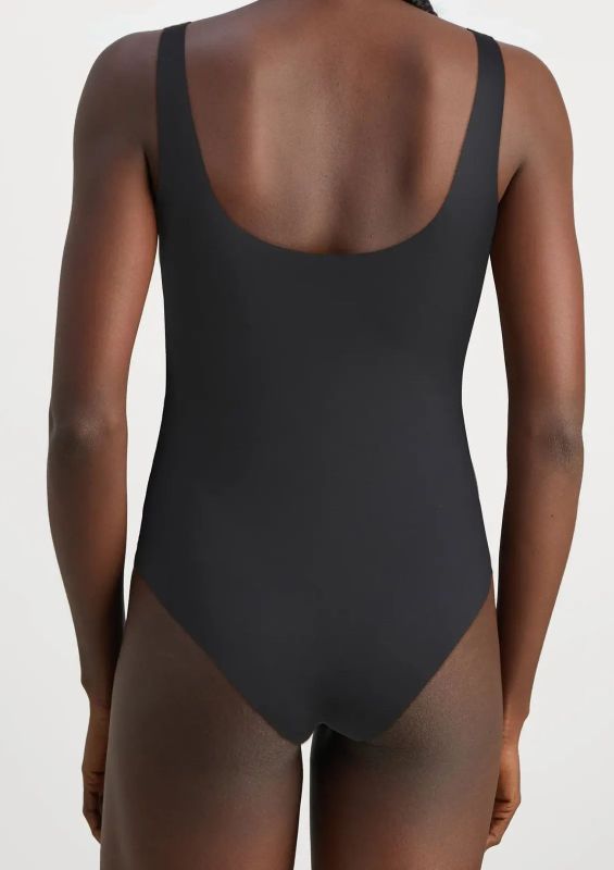 Pieces - PCecho - Bodystocking - Diepe Vierkante Hals - Seamless