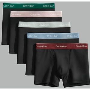 Calvin Klein 5-Pack Heren Boxershorts - Icon Cotton stretch  - Zwart