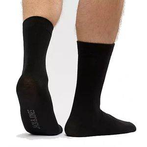 Jack & Jones 5-paar heren sokken katoen  - Zwart