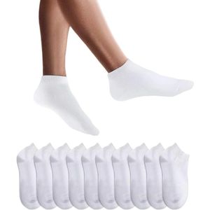 Primair - Multipack Enkelsokken - Zwart - 10-paar - Dames en Heren Sokken