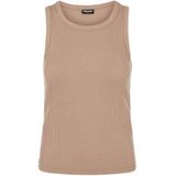 Pieces - Tina Top - Dames Hemdje - Beige