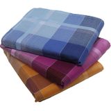 Tiseco 12 Stuks - Dames zakdoeken 1604/A - 30 - Blauw