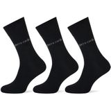 Pierre Cardin 3-paar heren sokken -Katoen  - Zwart