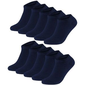 Gianvaglia 10-paar sneaker sokken  - Korte sokken  - Blauw
