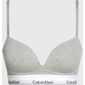 Calvin Klein Push-Up Plunge bh  - Grijs