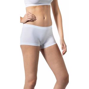 Perini dames boxer elastische katoen - Naadloos - Lage boxershort vrouwen - Seamless  - Wit