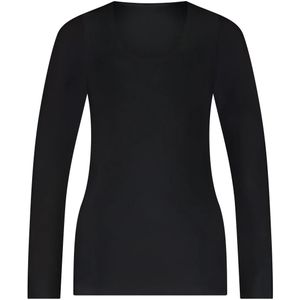 Ten Cate Secrets Onzichtbaar ondershirt dames lange mouw - Naadloos  - Zwart