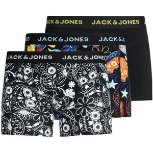 Jack & Jones 3-Pack heren boxershort - Skull Black/Black